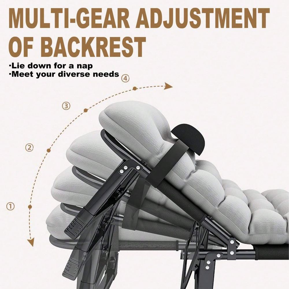 Cot, 4 Positions Adjustable Re - Outdoor Camping Hammock Chair avaliação e preço