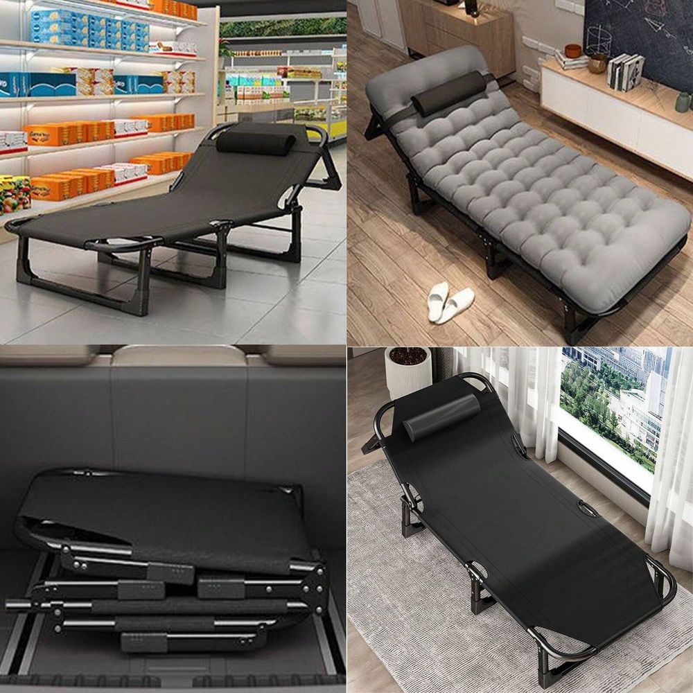 Cot, 4 Positions Adjustable Re - Outdoor Camping Hammock Chair avaliação e preço