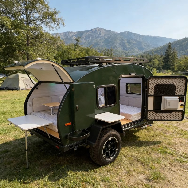 Custom Outdoor Camping Trailer - Outdoor Camping Beds For Sale avaliação e preço