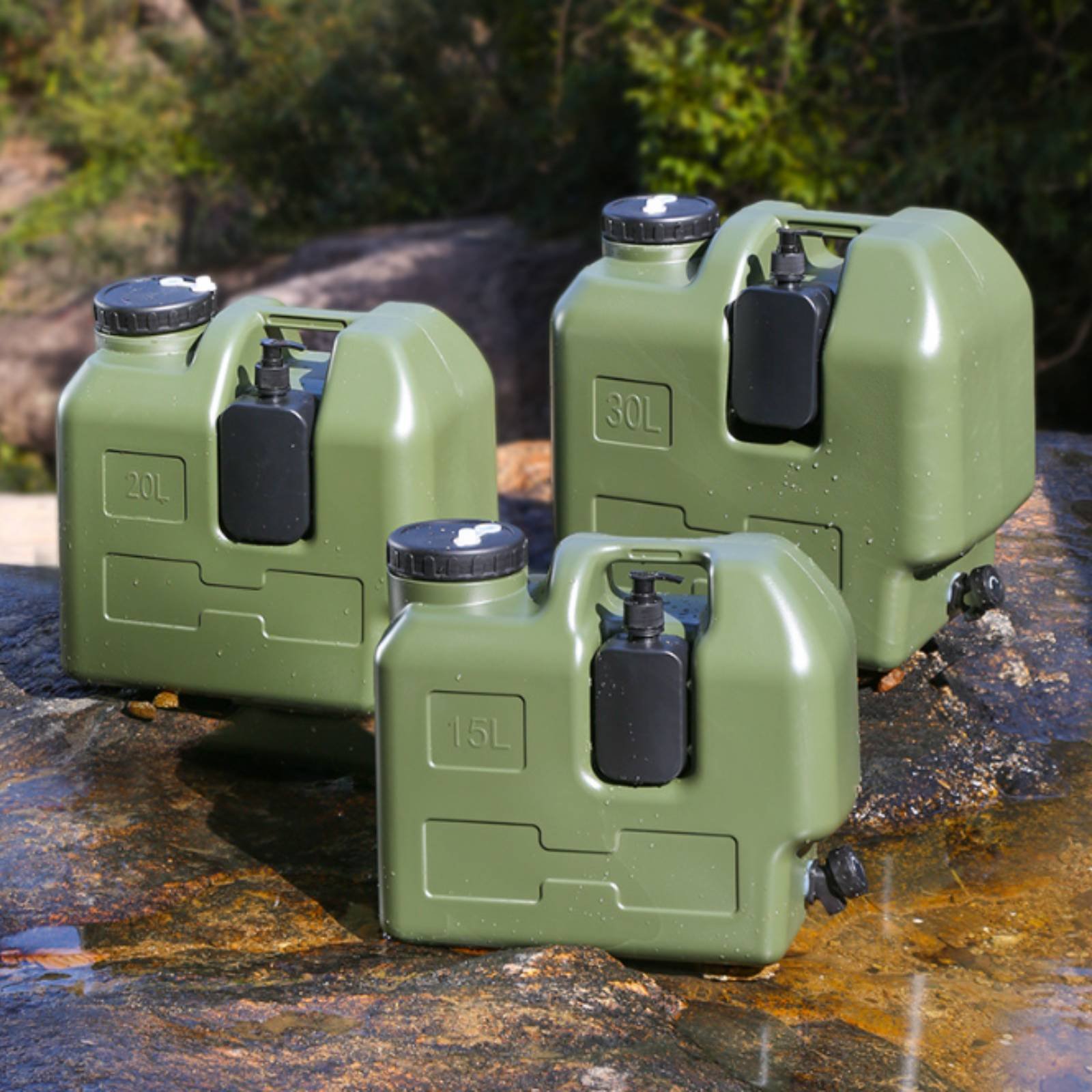 Water Container with Spigot Fo - Outdoor Camping Water Jug avaliação e preço