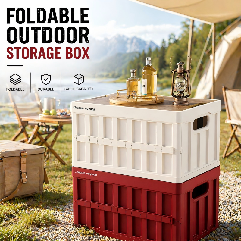 New Multi-functional Outdoor C - Outdoor Camping Folding Storage Box avaliação e preço