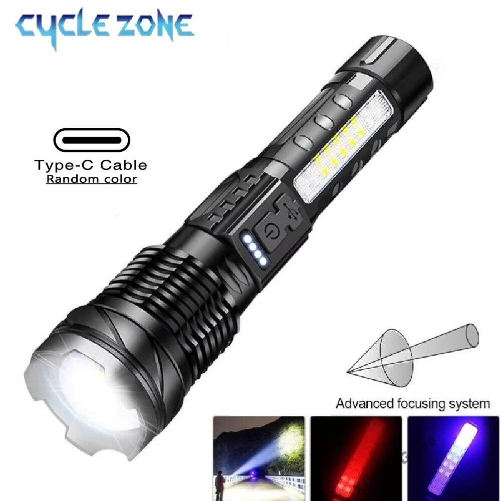 XHP50 Flashlight Zoomable Flas - Outdoor Camping Zone avaliação e preço