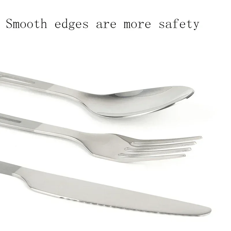 HWZBBEN Titanium Fork Spoon Kn - Outdoor Camping Dining Set avaliação e preço