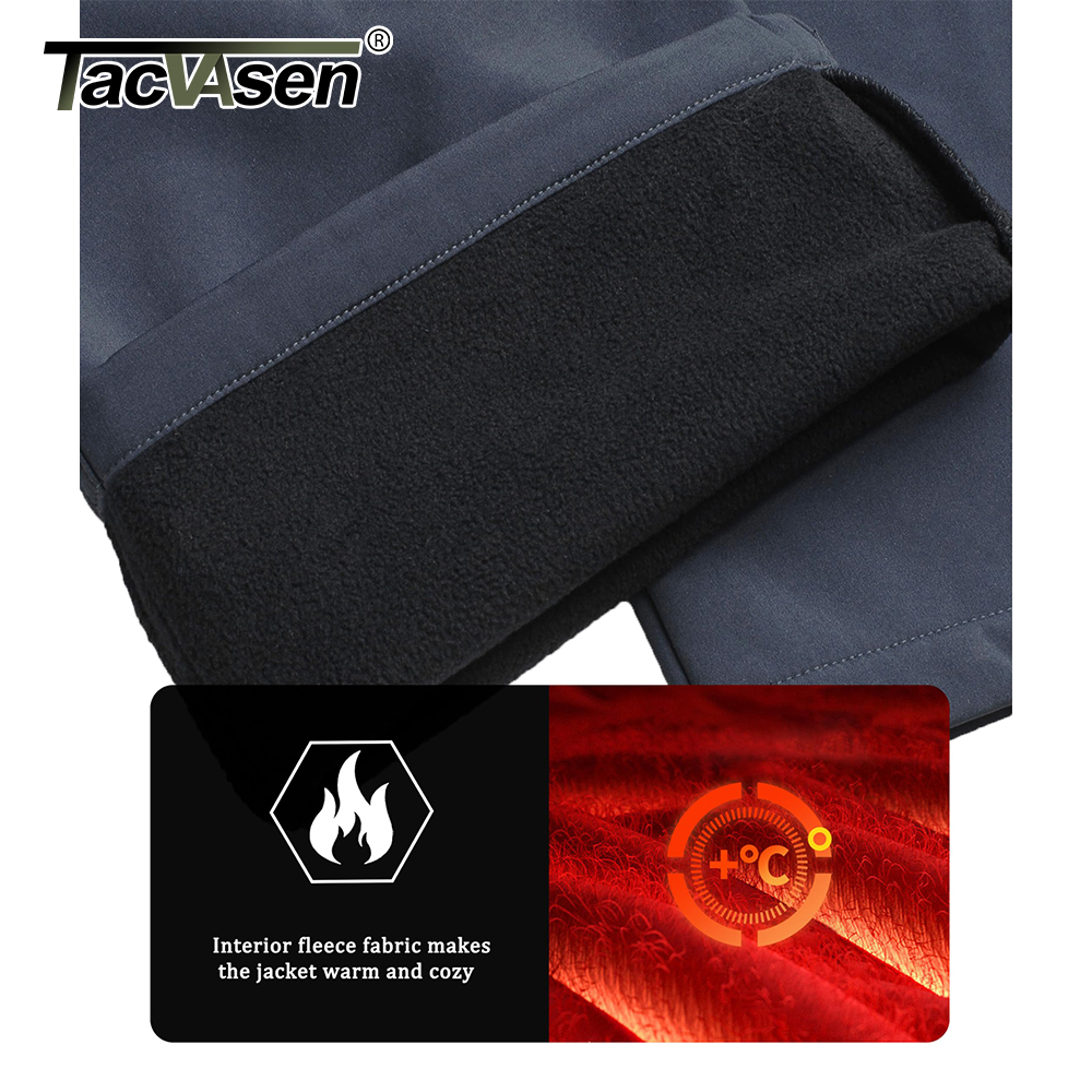 TACVASEN Winter Men's Soft-she - Outdoor Camping Winter avaliação e preço