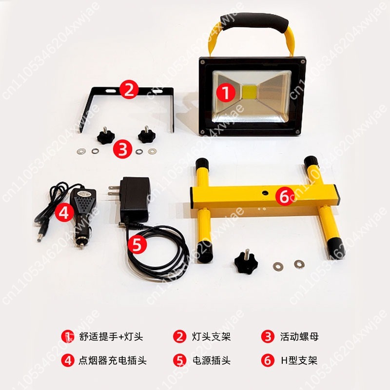 Portable Waterproof LED Floodl - Outdoor Camping Jobs avaliação e preço