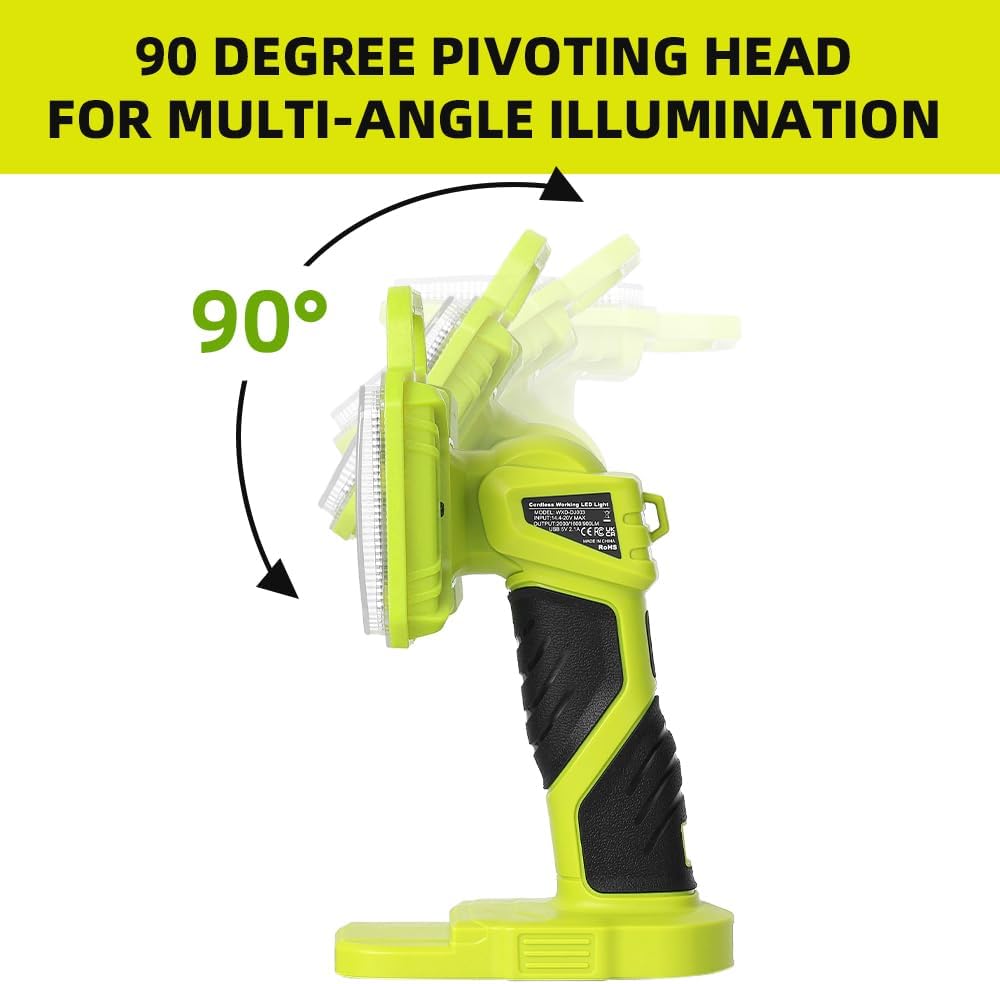 18W 2000LM Cordless LED Flashl - Outdoor Camping Jobs avaliação e preço