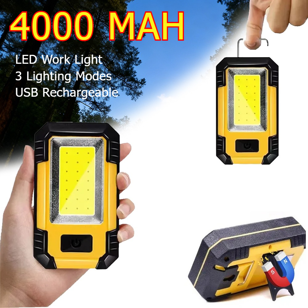 Rechargeable 4000MaH Work Ligh - Outdoor Camping Lantern avaliação e preço