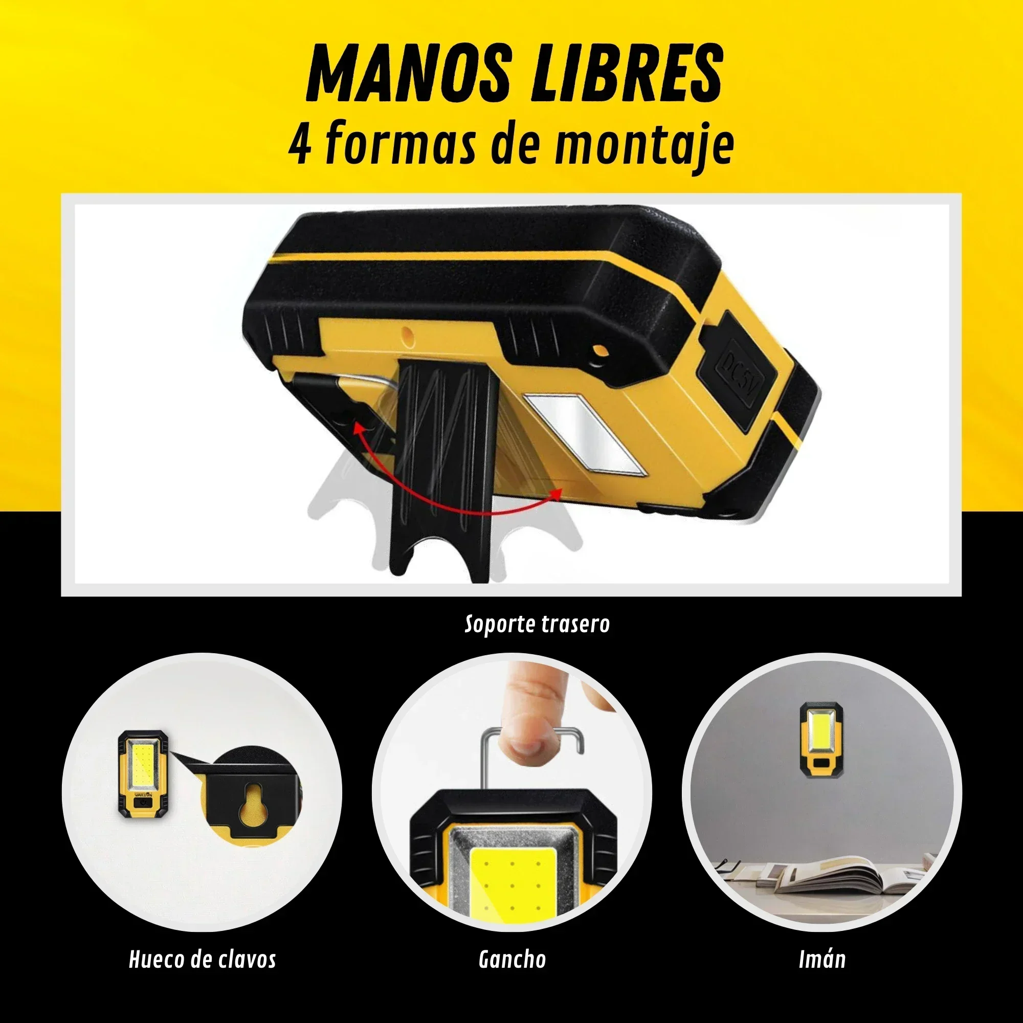Rechargeable 4000MaH Work Ligh - Outdoor Camping Lantern avaliação e preço