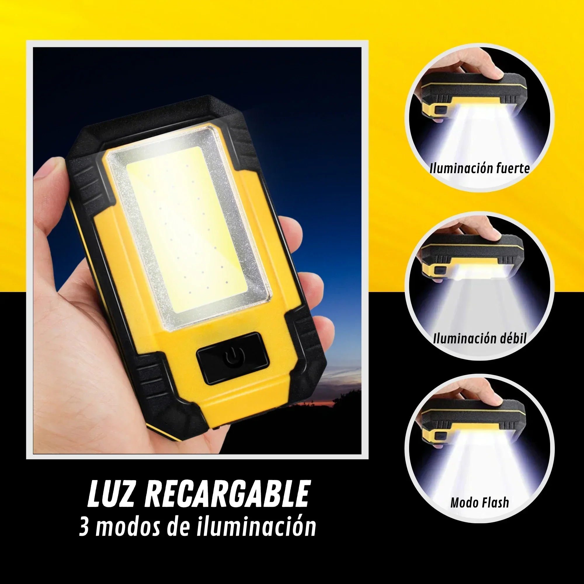 Rechargeable 4000MaH Work Ligh - Outdoor Camping Lantern avaliação e preço