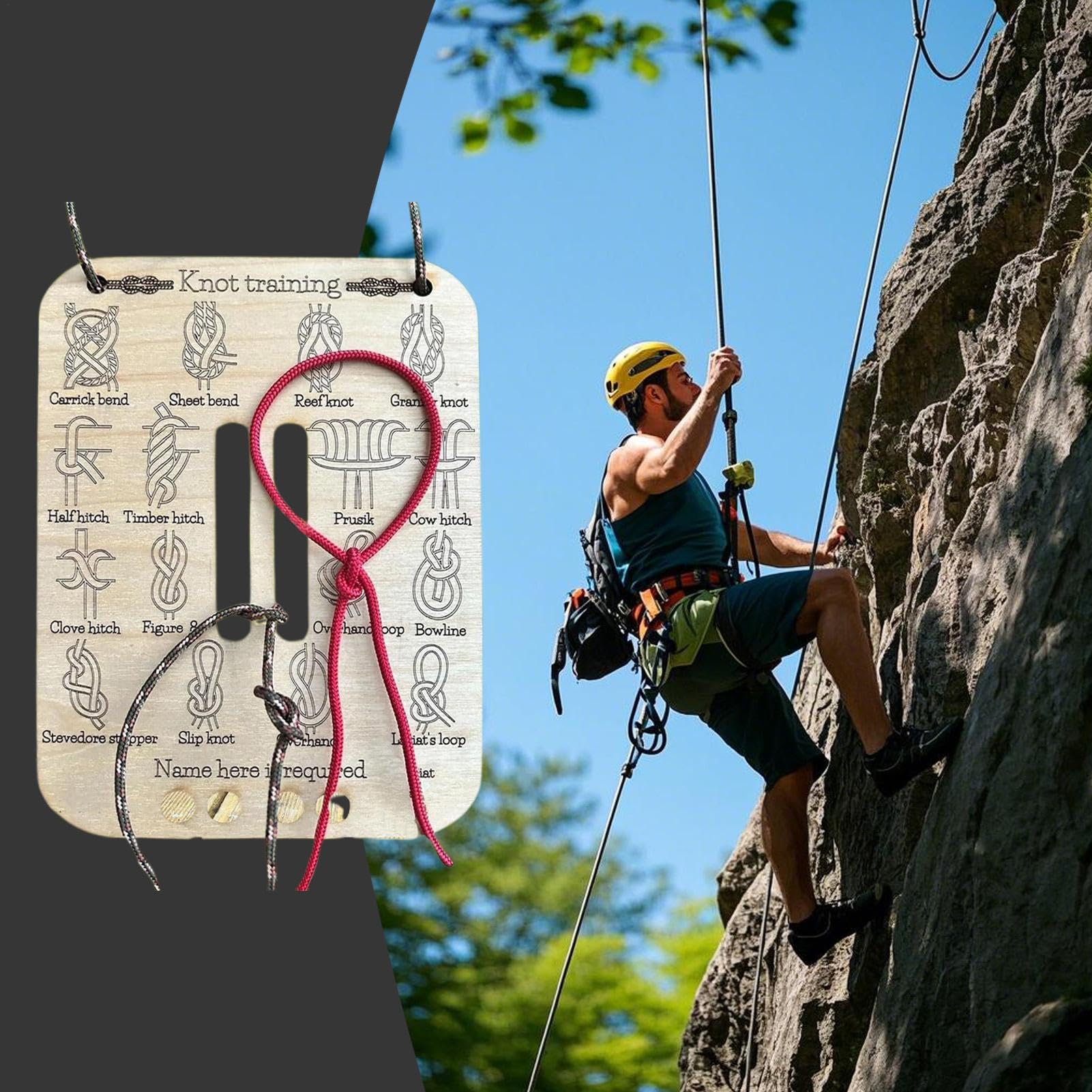 Creative Knot Tying Practice B - Outdoor Camping Ideas avaliação e preço
