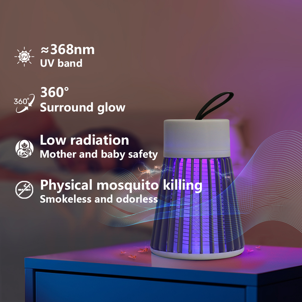 Electric Mosquito Killer Lamp  - Outdoor Camping Bug Zapper avaliação e preço