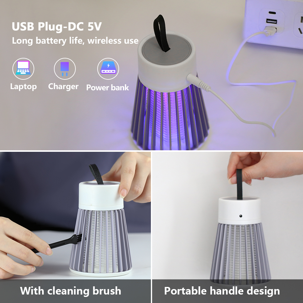 Electric Mosquito Killer Lamp  - Outdoor Camping Bug Zapper avaliação e preço