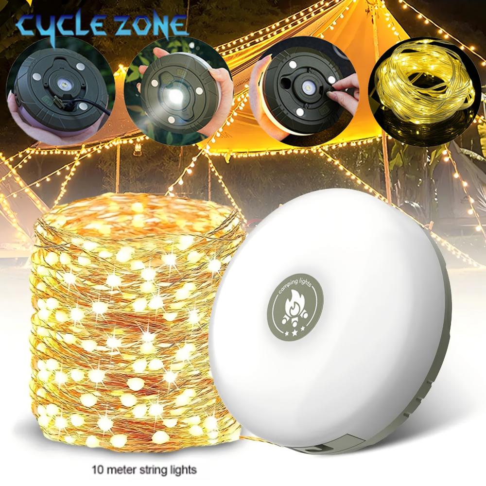 LED Camping Lamp with Reel Str - Outdoor Camping Zone avaliação e preço