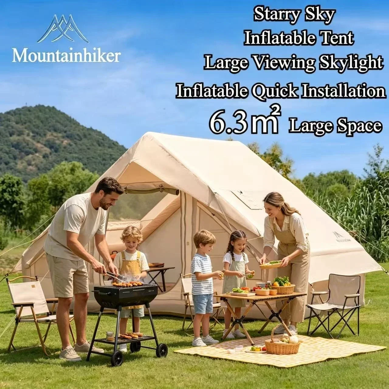 MOUNTAINHIKER Extra Large Infl - Outdoor Camping House avaliação e preço