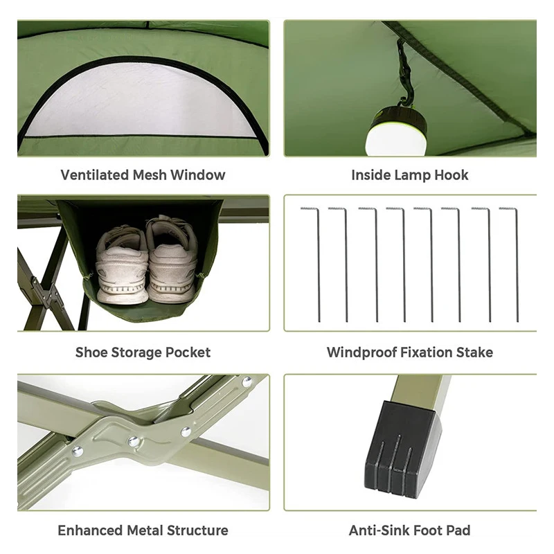2026 Waterproof Outdoor Tents  - Outdoor Camping Beds For Sale avaliação e preço
