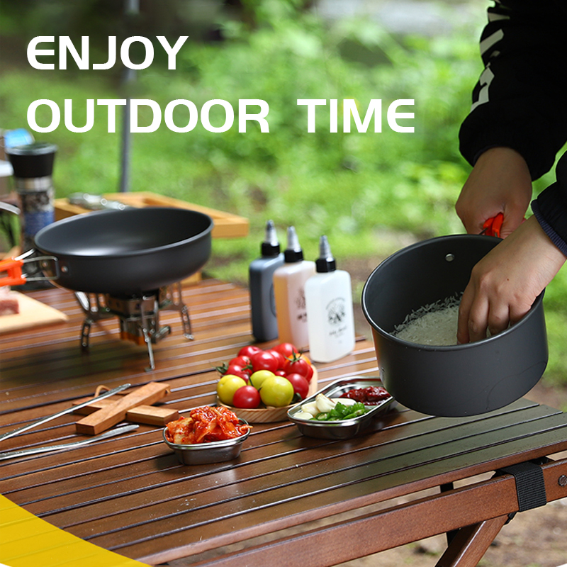 Camping Cooking Set, Outdoor K - Outdoor Camping Dining Set avaliação e preço