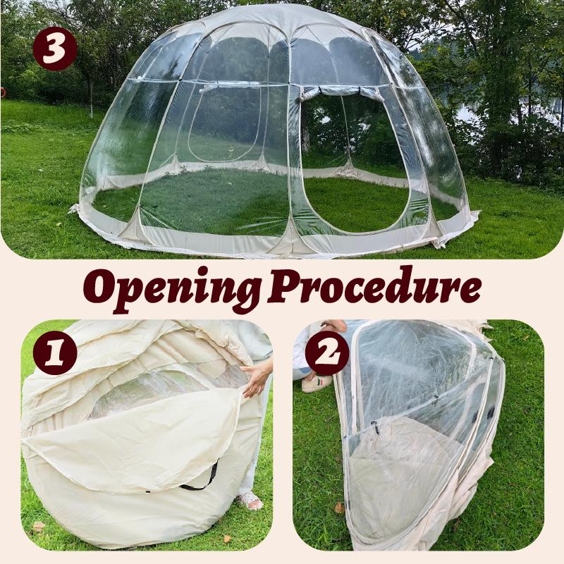 Large Instant Pop-Up Bubble Te - Outdoor Camping House avaliação e preço