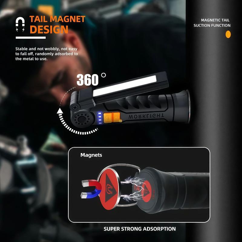 Rechargeable LED Flashlight Wo - Outdoor Camping Jobs avaliação e preço