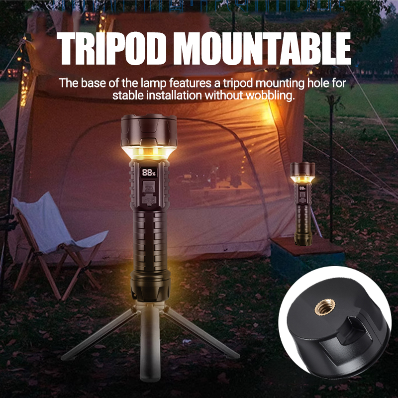 COB LED Flashlight Rechargeabl - Outdoor Camping Lantern avaliação e preço