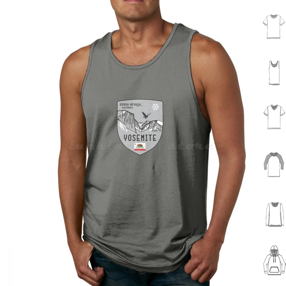 Yosemite California Emblem Tan - Outdoor Camping Yosemite avaliação e preço