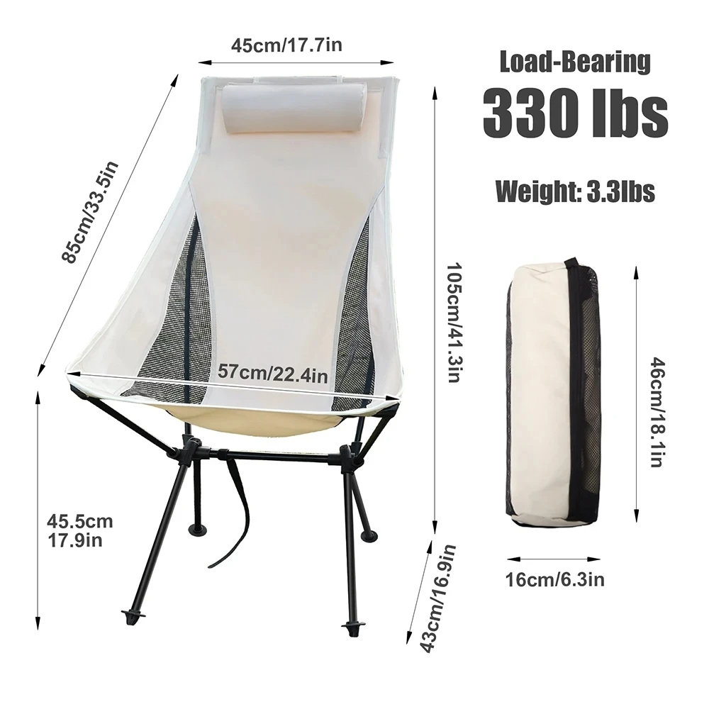 Ultralight Aluminum Alloy Fold - Outdoor Camping Hammock Chair avaliação e preço