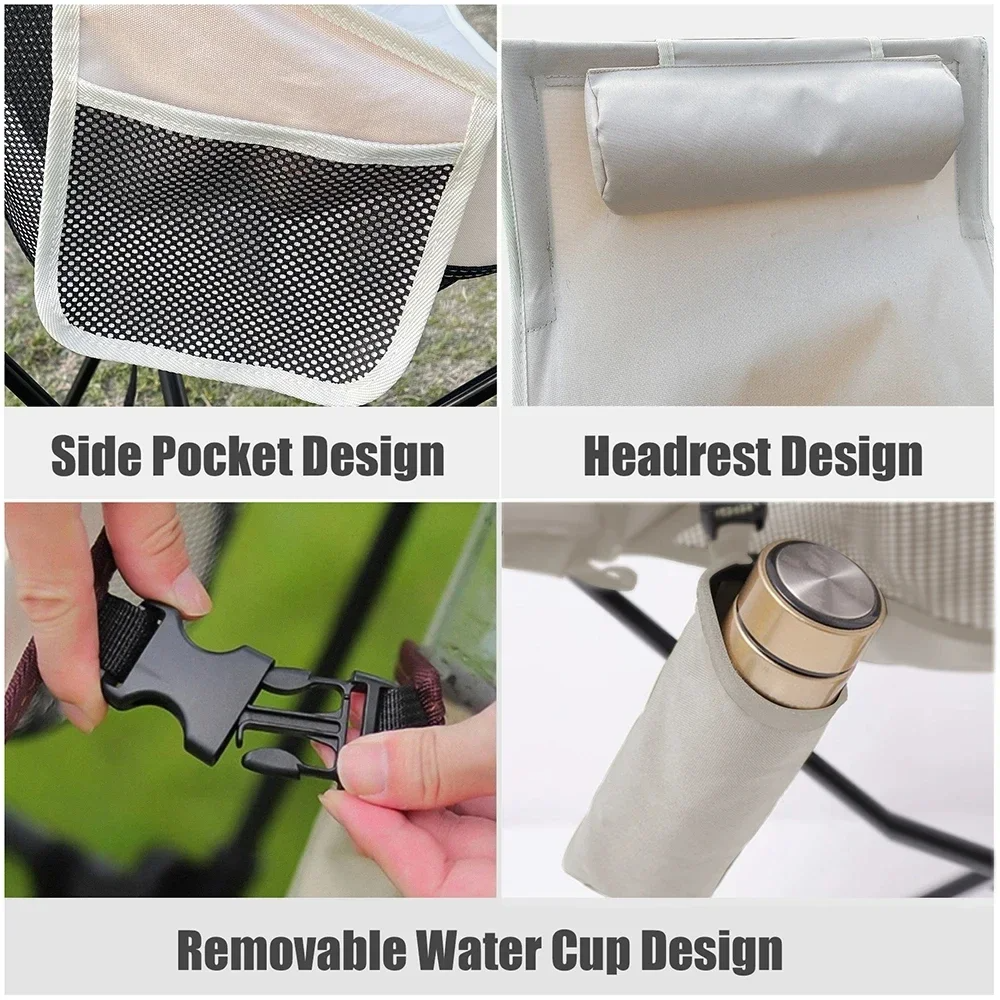 Ultralight Aluminum Alloy Fold - Outdoor Camping Hammock Chair avaliação e preço