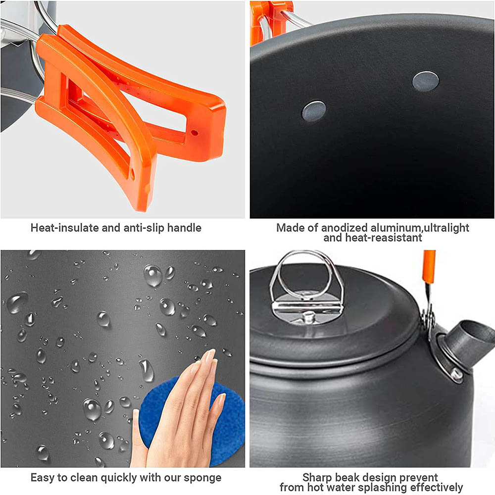 1pcs/1set Camping Cookware Kit - Outdoor Camping Dining Set avaliação e preço
