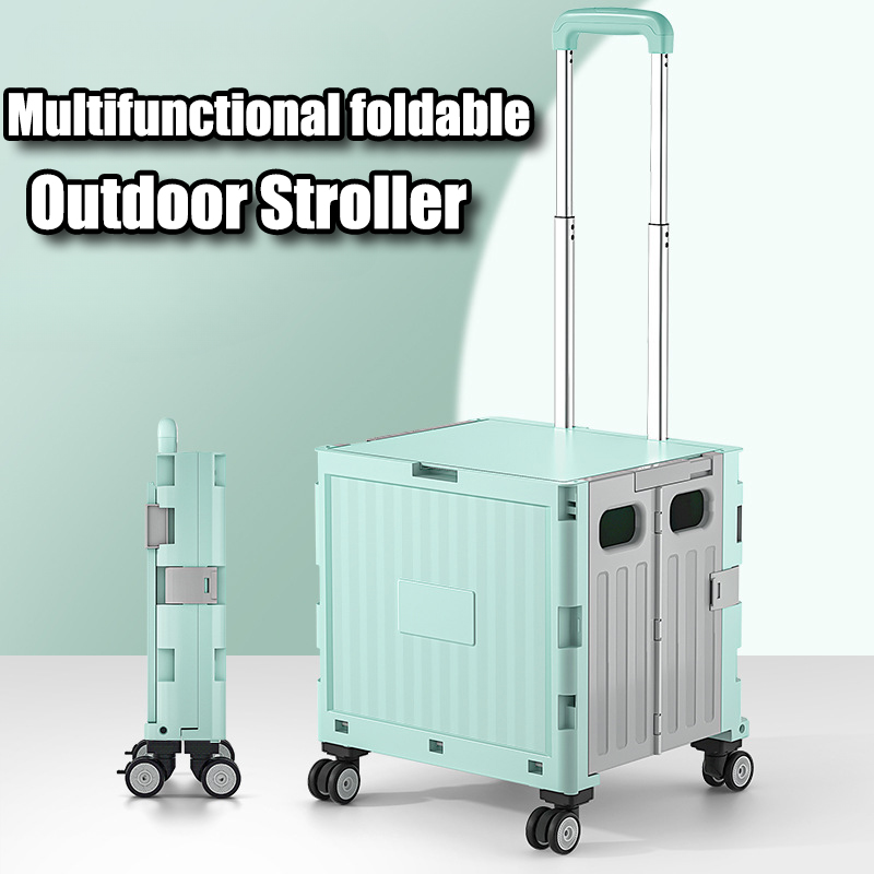 Multifunctional Camping Trolle - Outdoor Camping Folding Storage Box avaliação e preço