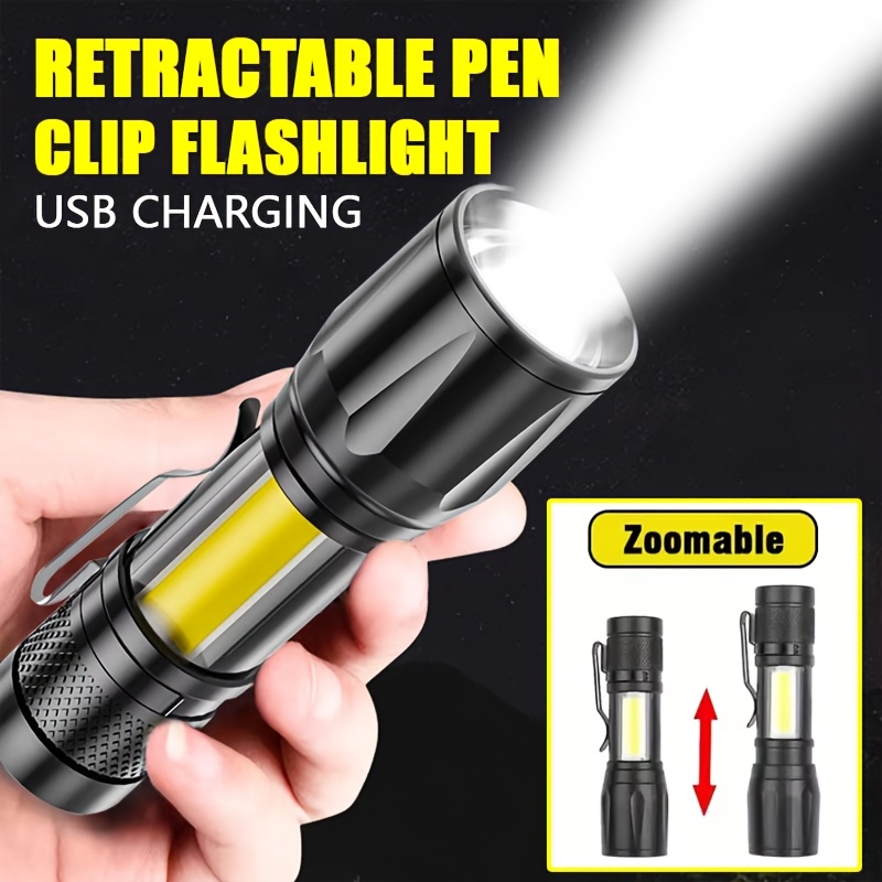 Mini LED Flashlight COB Floodl - Outdoor Camping Lantern avaliação e preço
