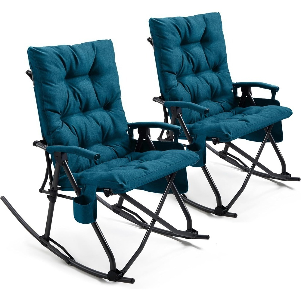 Oversized Heavy Duty Folding R - Outdoor Camping Rocker avaliação e preço