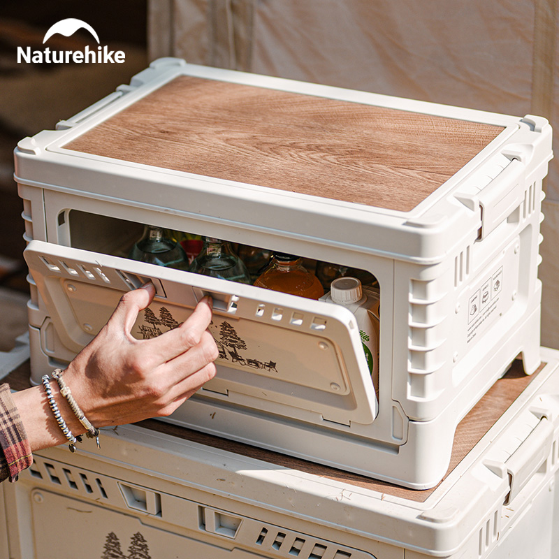 Naturehike Camping Box 60L Lar - Outdoor Camping Folding Storage Box avaliação e preço