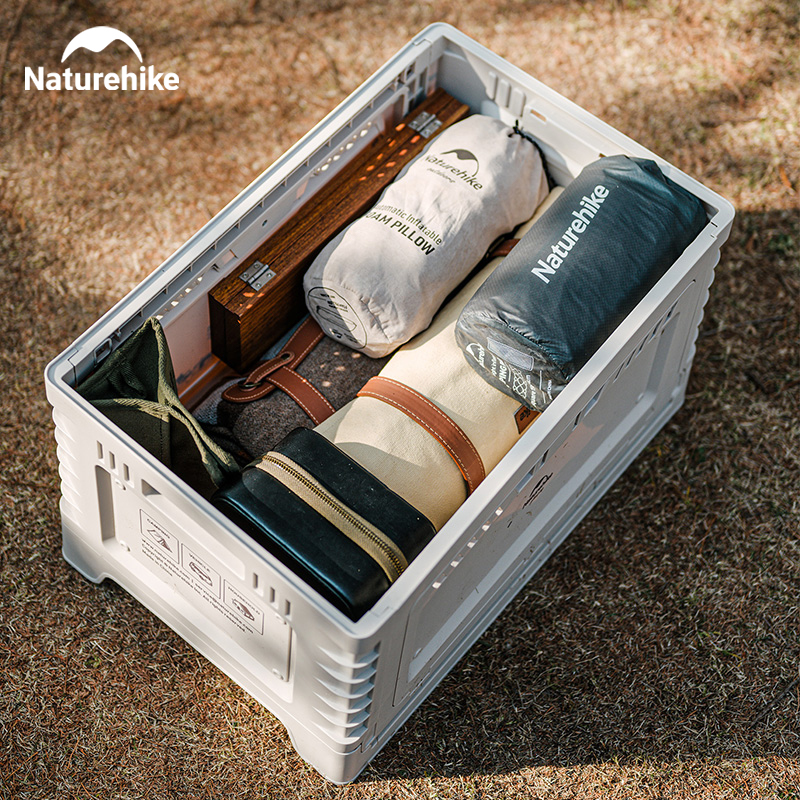 Naturehike Camping Box 60L Lar - Outdoor Camping Folding Storage Box avaliação e preço