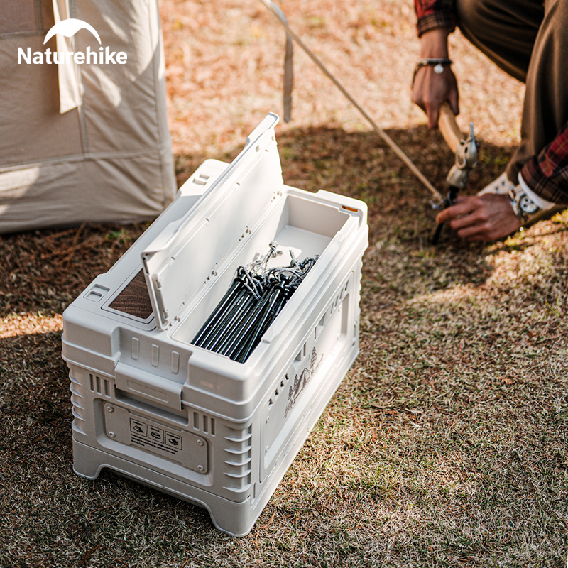 Naturehike Camping Box 60L Lar - Outdoor Camping Folding Storage Box avaliação e preço