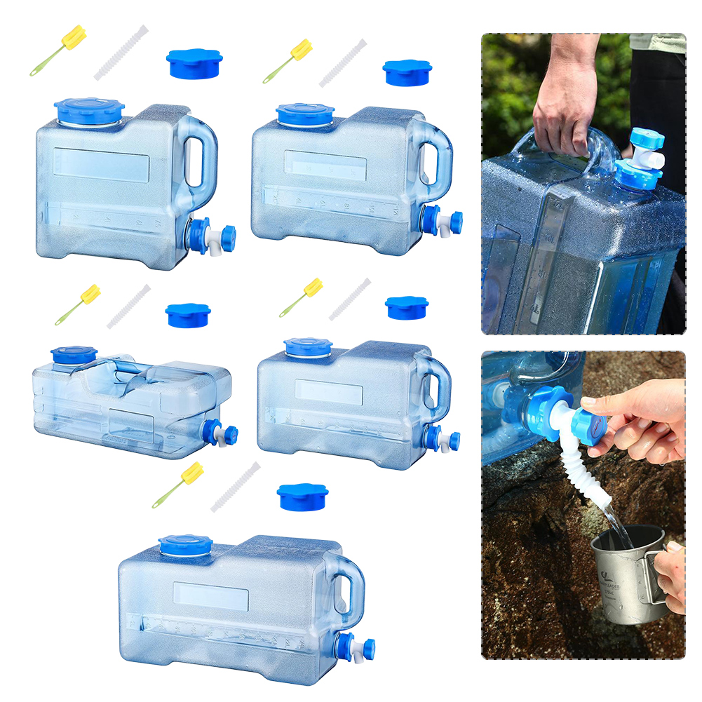Emergency Water Barrel Contain - Outdoor Camping Water Jug avaliação e preço