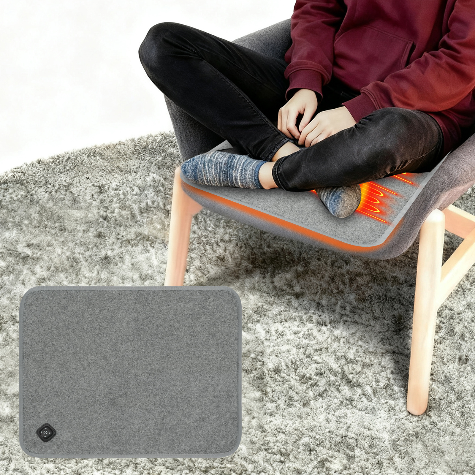 1PC USB MiElectric Heating Pad - Outdoor Camping Zone avaliação e preço