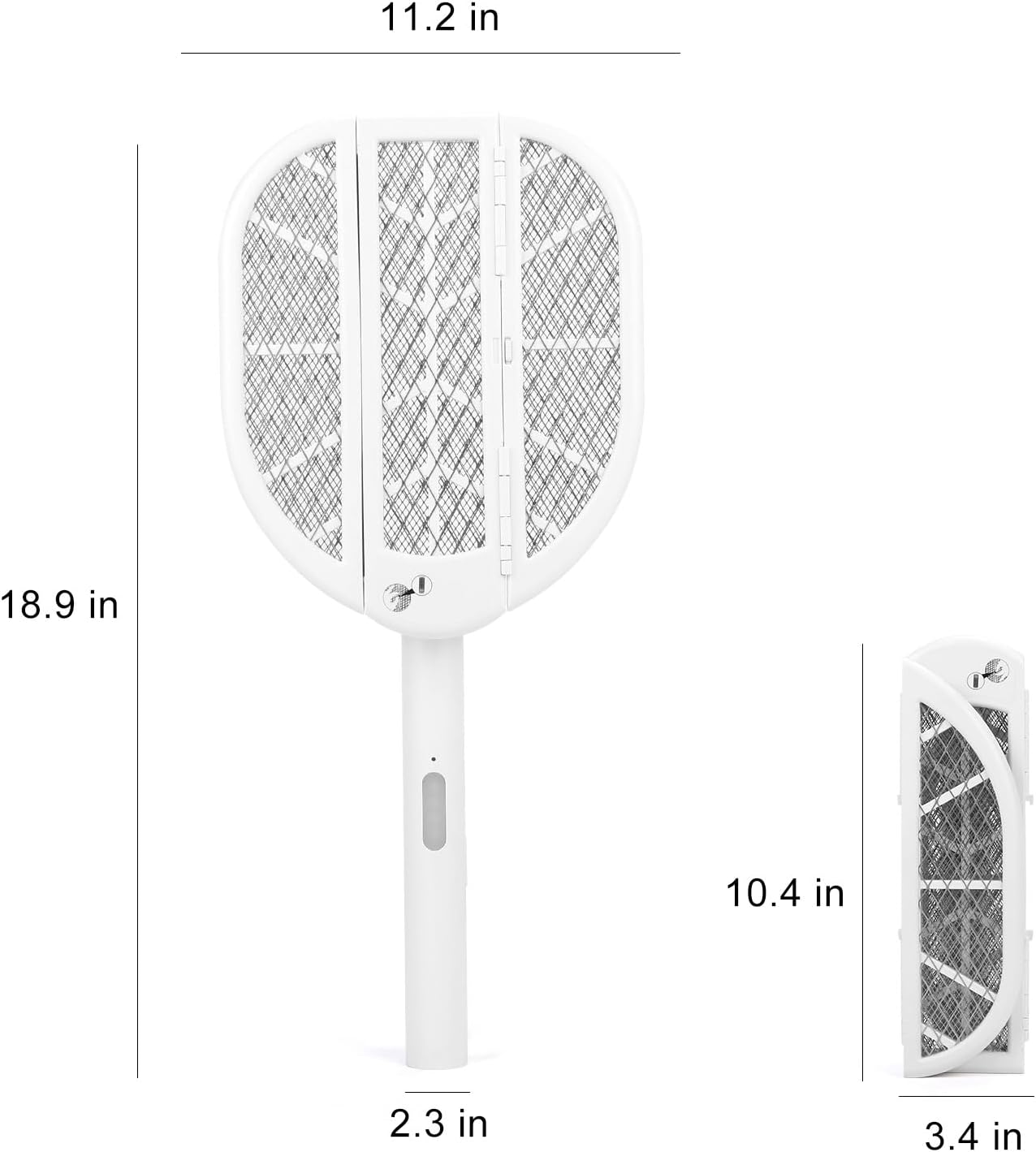 Foldable Bug Zapper Racket wit - Outdoor Camping Bug Zapper avaliação e preço