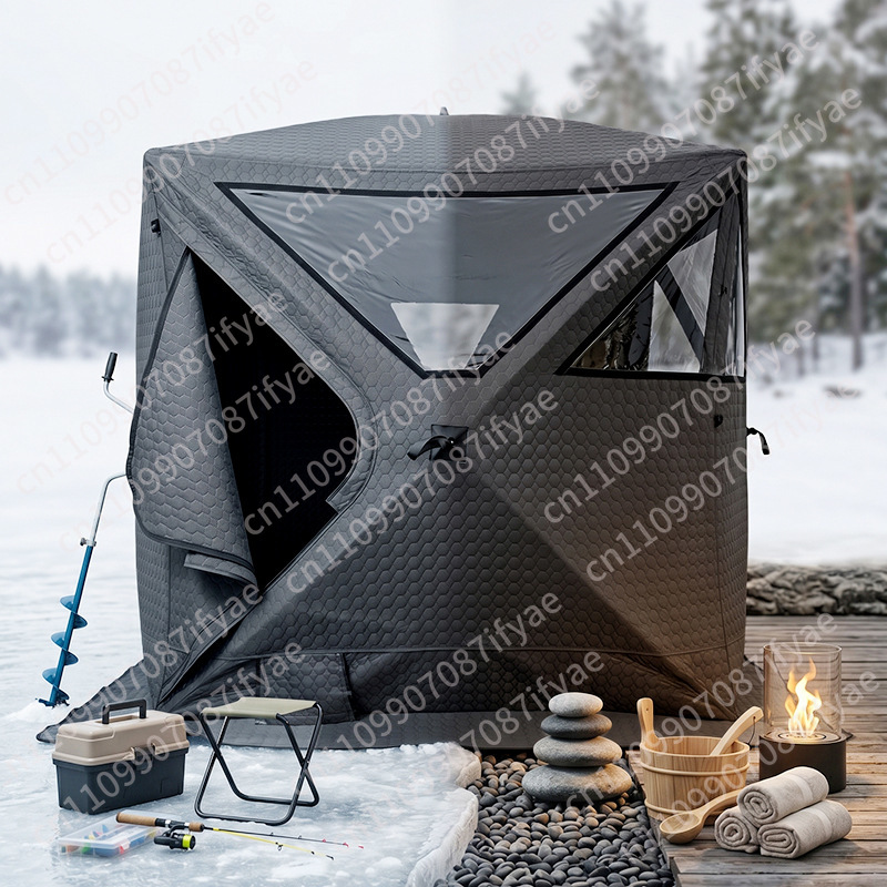 Outdoor sauna ice fishing tent - Outdoor Camping Winter avaliação e preço