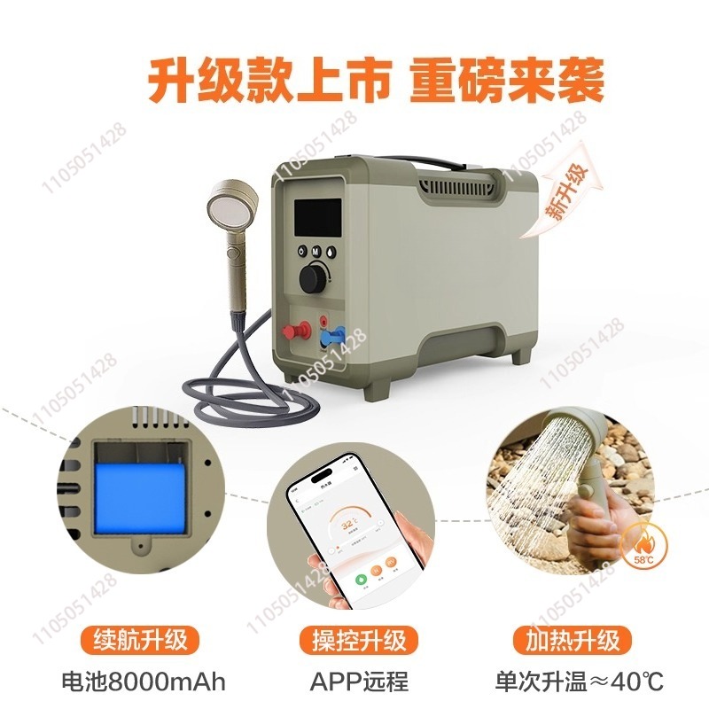 Outdoor thermostatic water hea - Outdoor Camping Hot Water Heater avaliação e preço