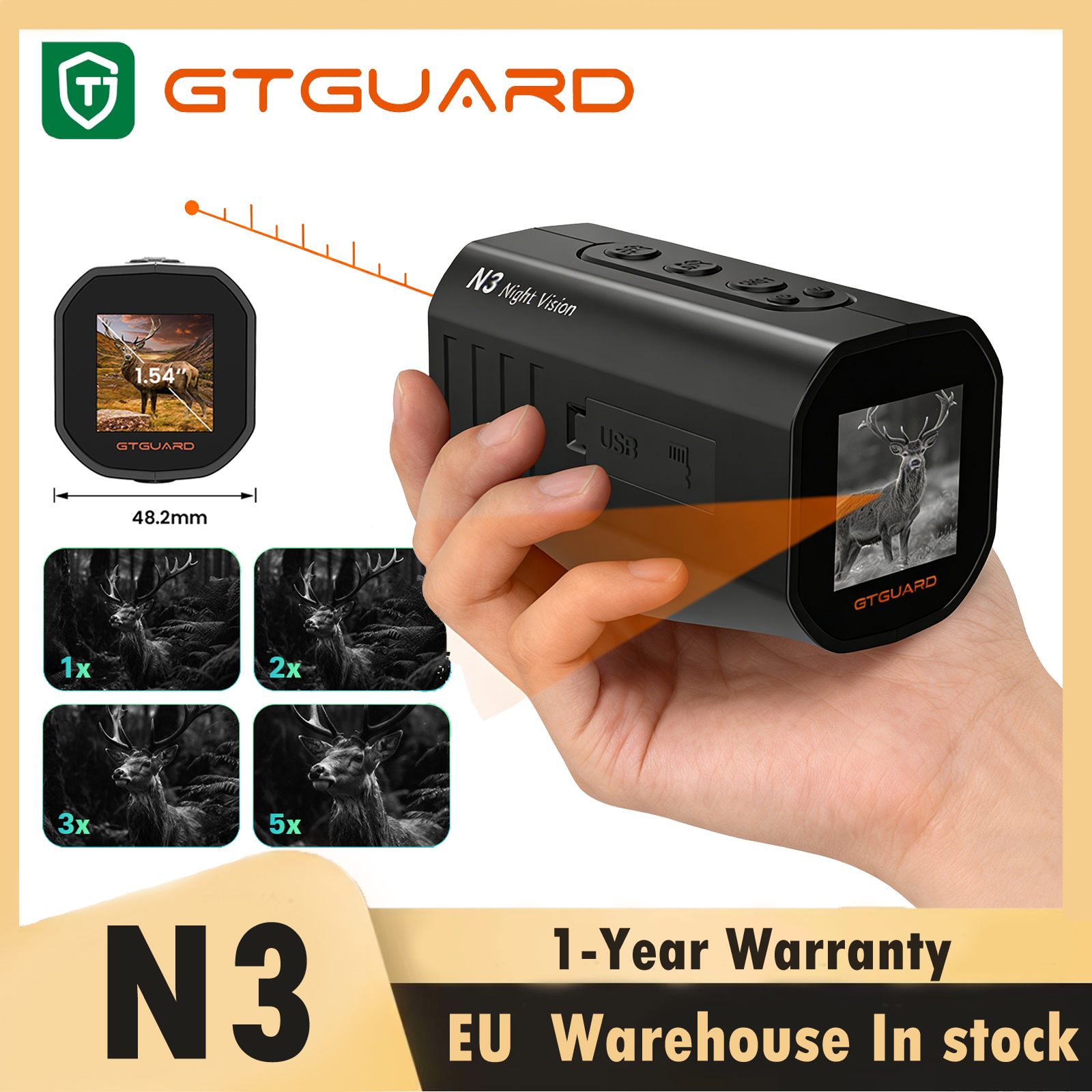GTGUARD N3 Single-Tube Night V - Outdoor Camping Youtube avaliação e preço