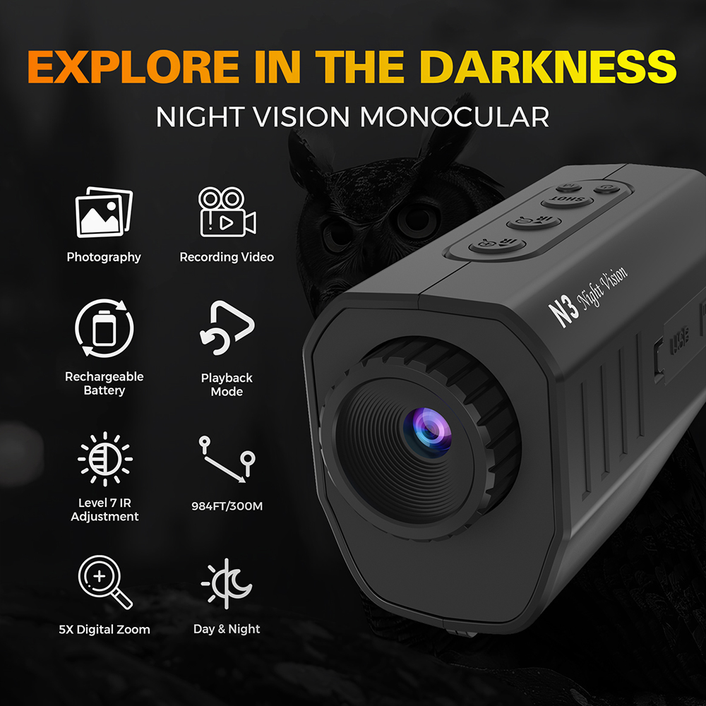 GTGUARD N3 Single-Tube Night V - Outdoor Camping Youtube avaliação e preço