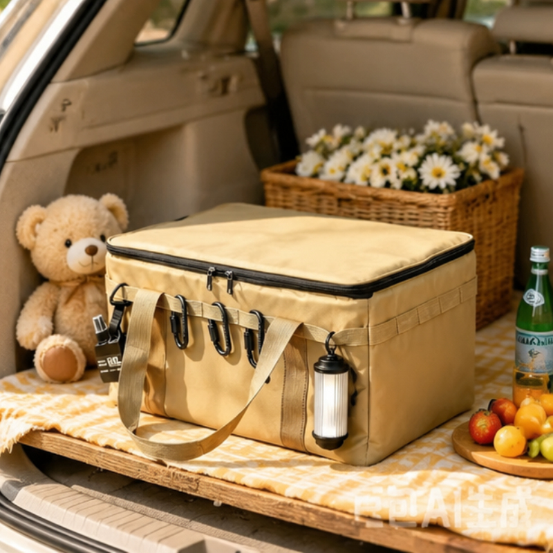 30L Khaki Foldable Oxford Tact - Outdoor Camping Dining Set avaliação e preço
