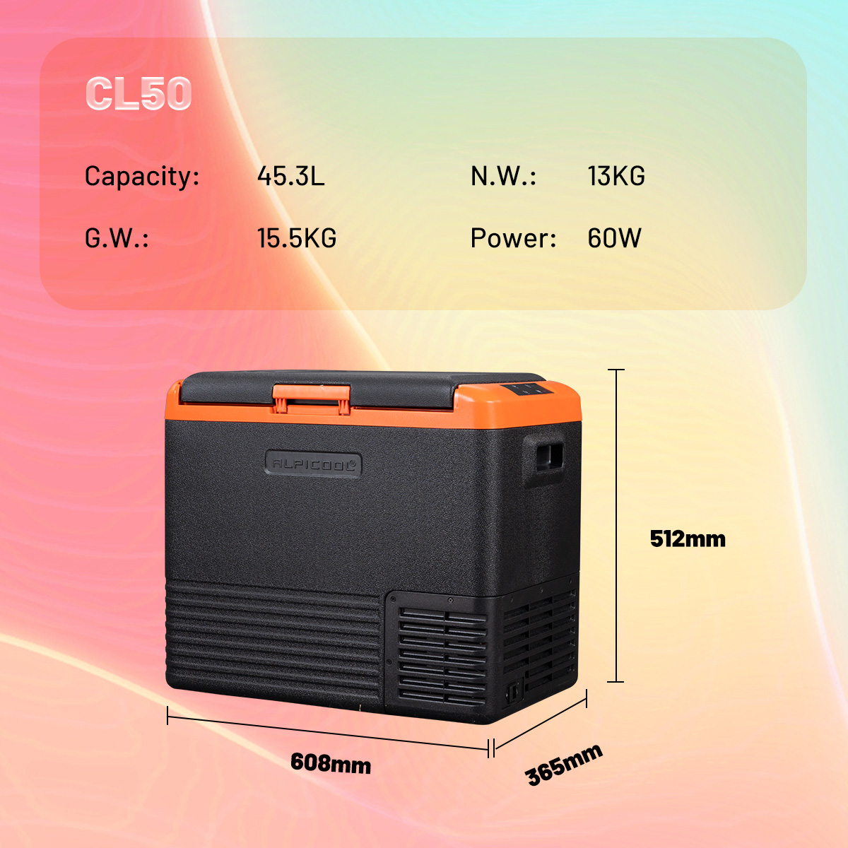 Alpicool CL50 12V Dual Use Coo - Outdoor Camping Zone avaliação e preço