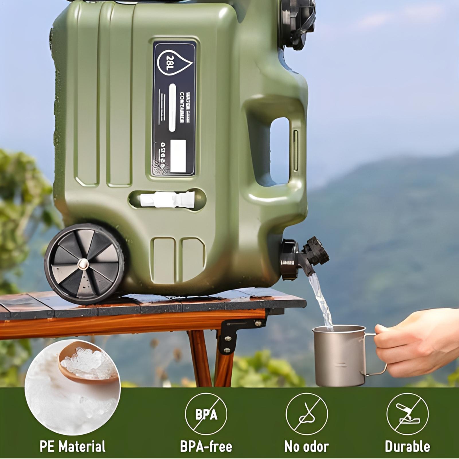 Camping Water Jug 28L Leak-pro - Outdoor Camping Water Jug avaliação e preço