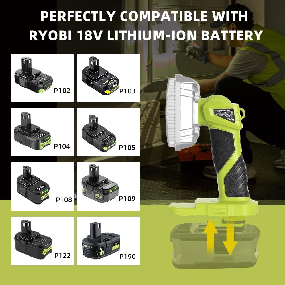 40W 4200LM Cordless LED Flashl - Outdoor Camping Jobs avaliação e preço