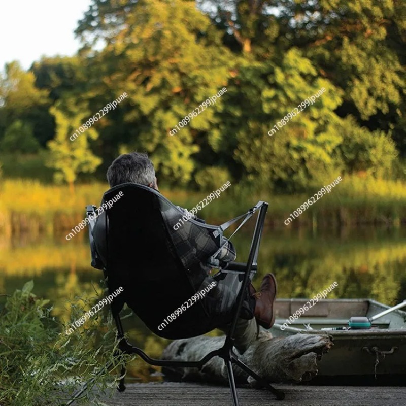 Portable Outdoor Fishing Chair - Outdoor Camping Rocker avaliação e preço