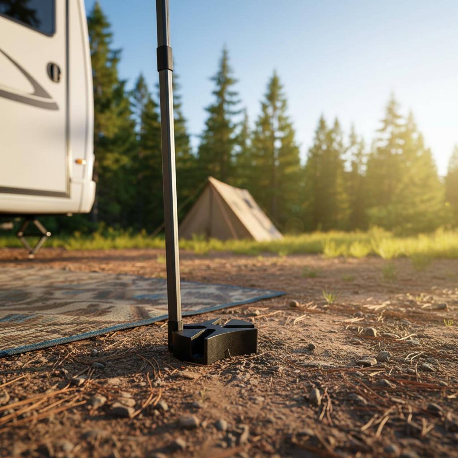 Oval Tube Connector Base Long- - Outdoor Camping Youtube avaliação e preço