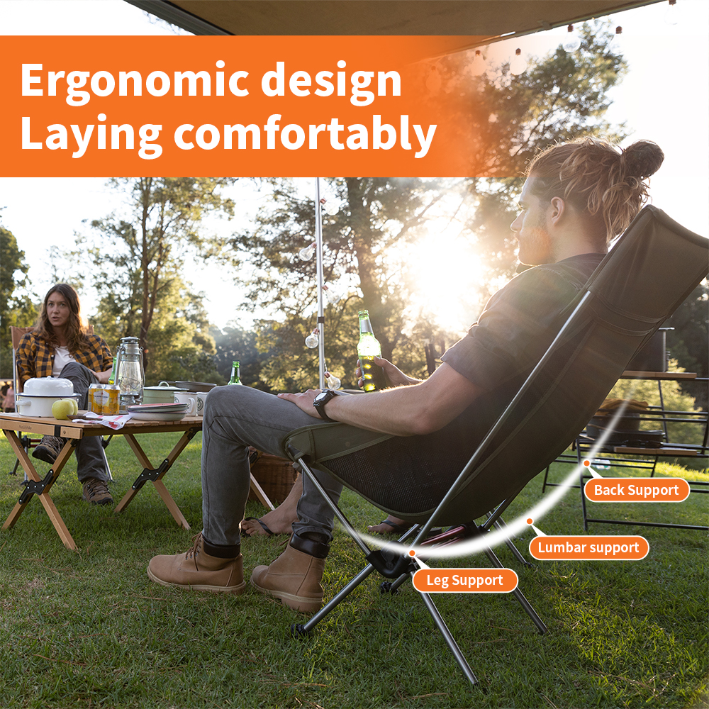 Naturehike Camping Moon Chair  - Outdoor Camping Rocker avaliação e preço