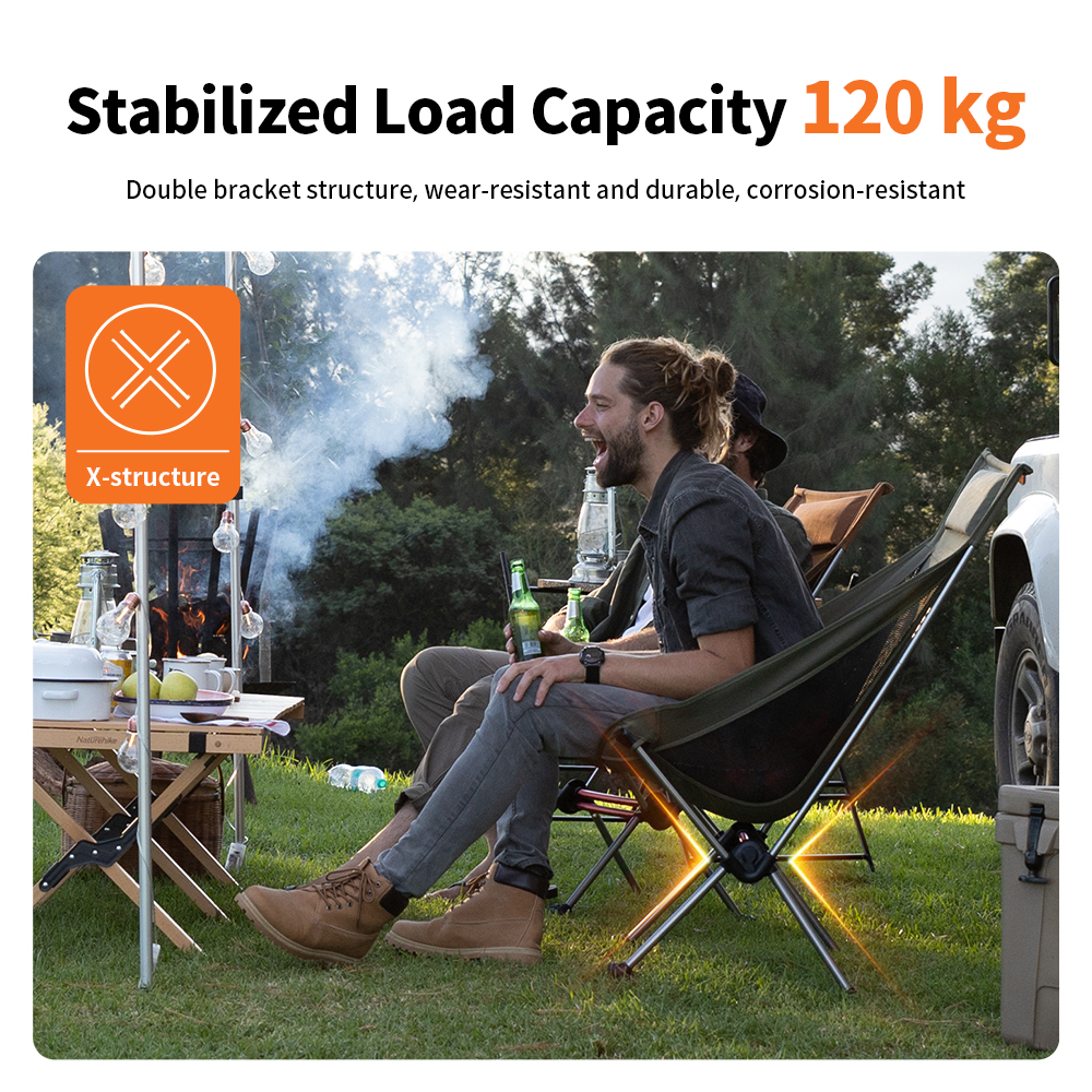 Naturehike Camping Moon Chair  - Outdoor Camping Rocker avaliação e preço