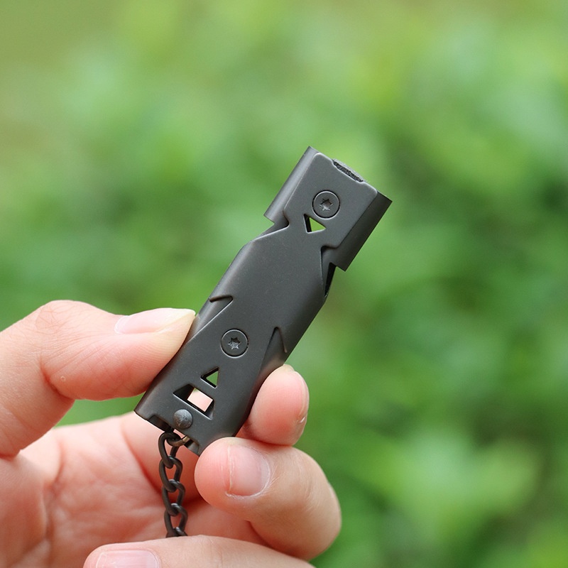 Sports Outdoor Whistle Double  - Outdoor Camping Youtube avaliação e preço