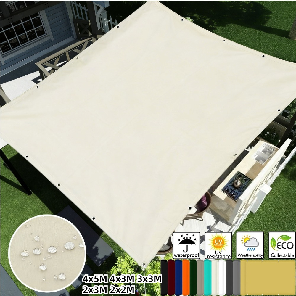 Waterproof Shade Sail with Gro - Outdoor Camping House avaliação e preço